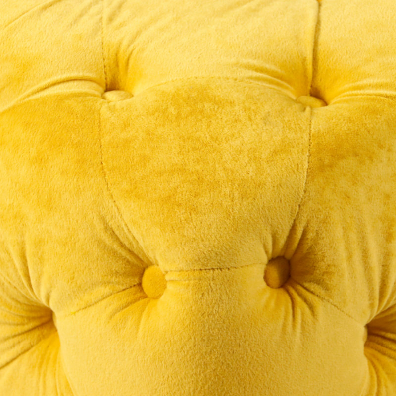 Chaise d'appoint Mosinak, Jaune