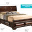 Très grand lit de rangement Lavita G8875A-KB, cappuccino-1398163982