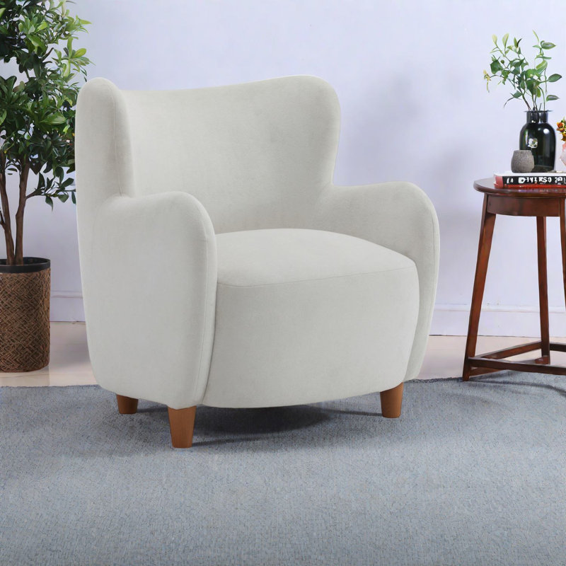 Chaises d'appoint confortables en velours, élégance en bois massif pour la maison