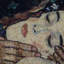 Suspension murale en coton Klimt the Kiss
