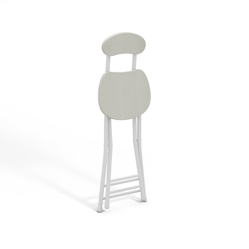 Milea 45.5cm H Folding Cantilever Chair, White