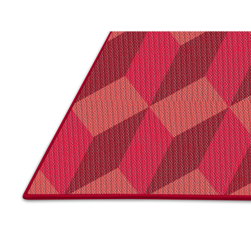 Tapis de zone rose à motif, Rectangle 2 pi x 3 pi
