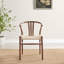 Penny Round Dining Table With 4 Carlton Wood Dining Chairs - Elegant Scandi Inspired
