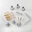 Ensemble de garniture de baignoire et de douche à 3 poignées pour robinet de douche ATAYAL, installation facile, métal robuste-119775036