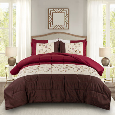 Ensemble d'édredon en duvet d'oie douce 5 pièces avec ensemble de draps 3 pièces Marina