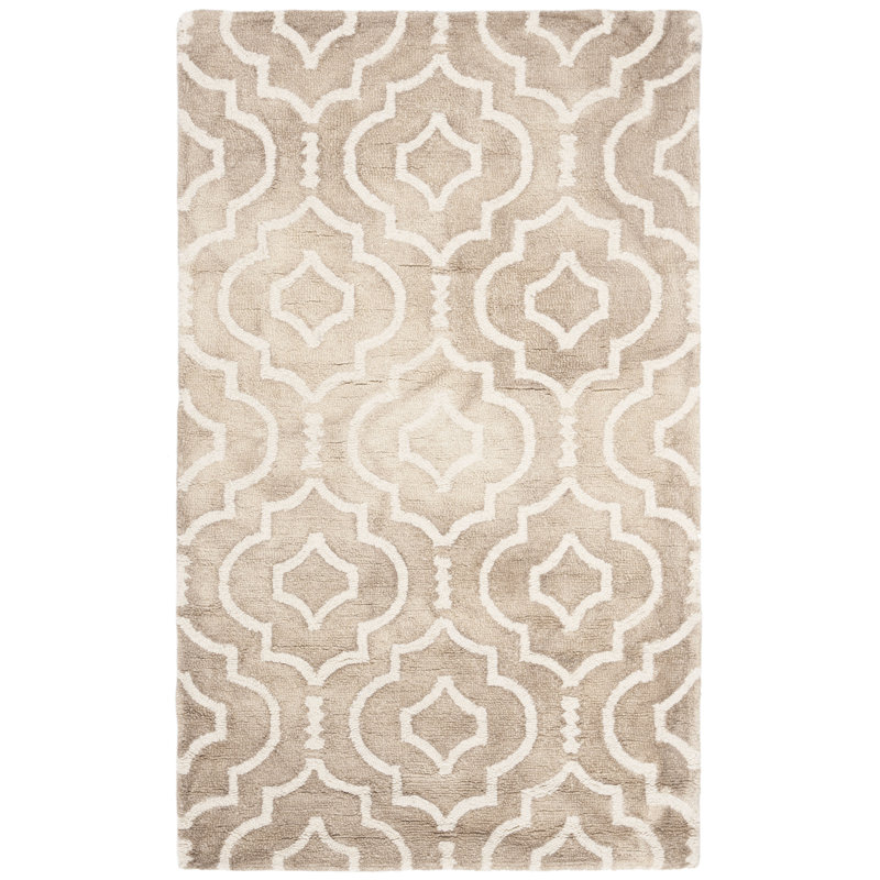 Tapis beige / ivoire Dip Dye 538, Rectangle 3 pi x 5 pi
