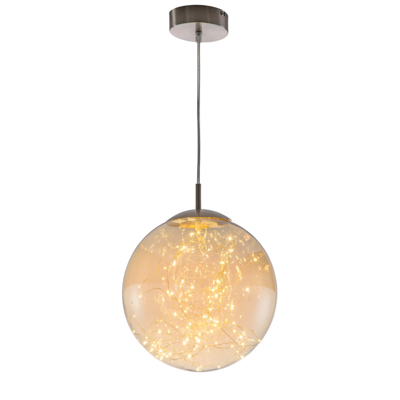 Darya 1 - Light Amber LED Sphere Pendant