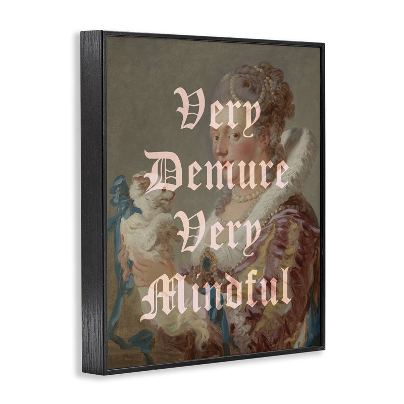 Giclée classique et sobre, conçue par Lil 'Rue, Giclée encadrée noir minuit, H 14 po x l 11 po