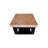 Cuthbert Kitchen Cart with Butcher Block Top-642092886