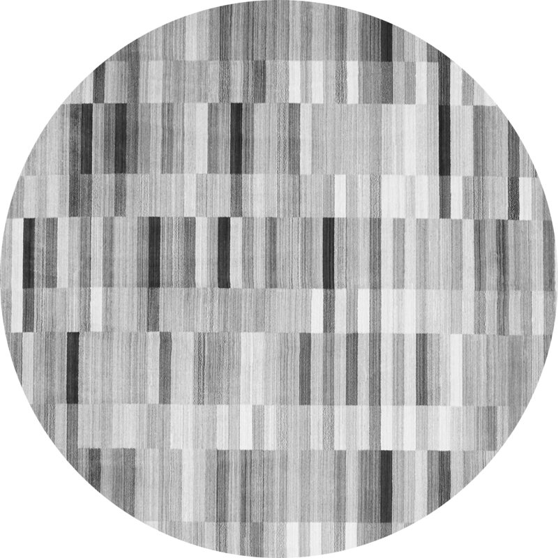 Fearon Performance Striped Indoor Rug, Round 7'