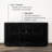 Contour 59" Curved Sideboard/TV Stand with Slat Doors and Open Shelf-1876500212