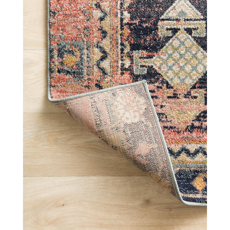 Tapis Atal Southwestern Rose, Rectangle 2 pi 3 po x 4 pi