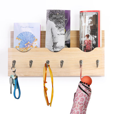Datril Solid Wood Wall Organizer