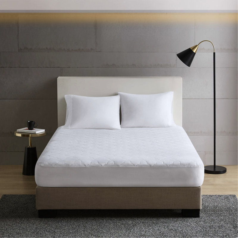 Cotton Mattress Cover - Protects Your From Wear And Tear Pad With Shell Cooling Management