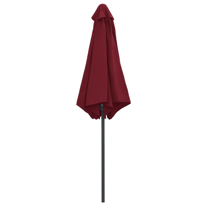 ClipperCove 270cm Market Parasol, Bordeaux Red