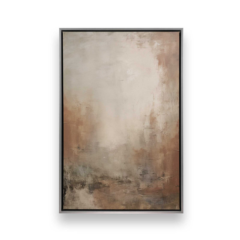 «Russet Mist Déroulant», reproduction sur toile roulée, Cadre flottant, H 18,75 po x l 12,75 po x P 1,75 po, Chrome poli