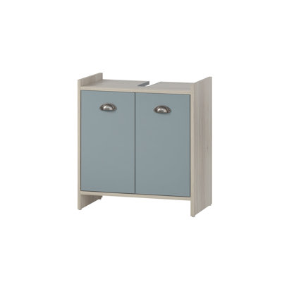 Leinaar 56.9cm Bathroom Vanity Base Only in Beige/Blue