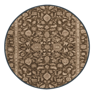 Machine Washable Persian Brown Area Rug