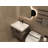 37" One-Piece Integrated Vanity Top & Sink – Matte White Solid Resin, Single Faucet Hole, For Floating Vanities