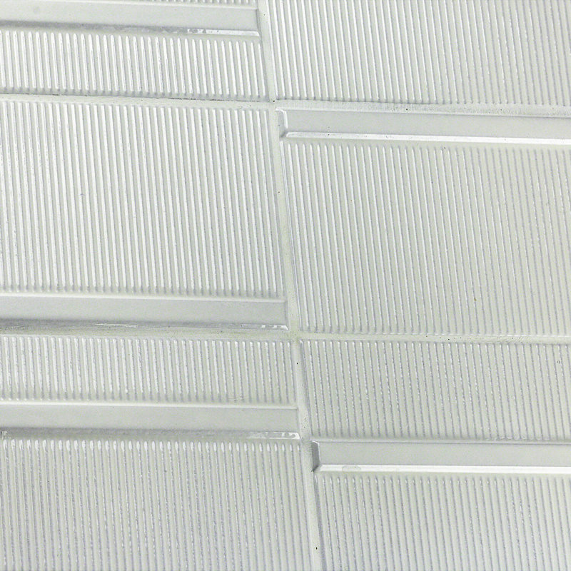 Carrelage blanc en céramique polie 4 "x 8" Magnitude Antracita