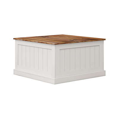 Farmhouse Coffee Table with Hinged Lift Top -  Winston Porter, F1B3280FA6F24F42897818958F9613A4