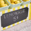 Teamson Kids Sunny Citrus Lemonade Stand, Yellow