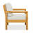 Lanie Eucalyptus Patio Chair with Cushion-1430543849