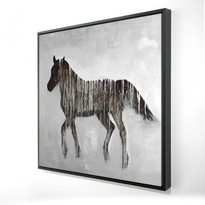 «Gambading Abstract Horse»