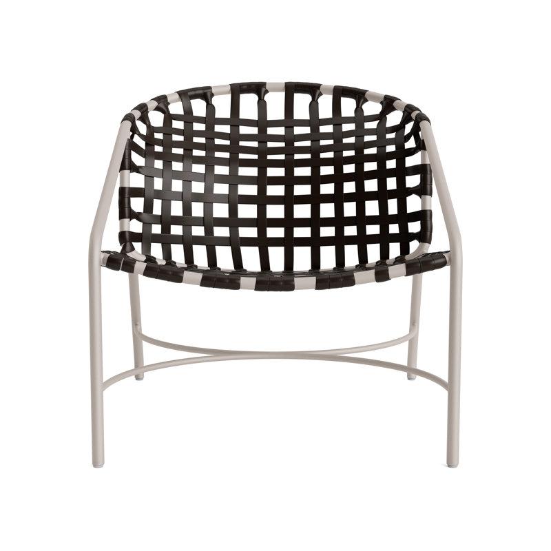 Kantan Outdoor Lounge Chair, Dove Smooth/Coffee
