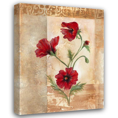 «Red Barrel Studio® Cuozzo» par Marianne D., art sur toile tendue sous le titre Red Poppies III