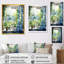 Vert et bleu campagne fenêtre charme II - ferme fenêtres, art mural sur toile-1759400495-1697262672