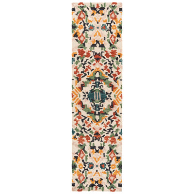 Hand Tufted Wool;Cotton Abstract Indoor Rug