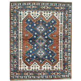 Hand-Knotted High-Quality Brown Area Rug