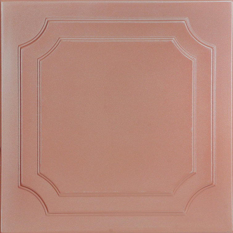 Virginian 1.6 ft. x 1.6 ft. Polystyrene Glue-up Ceiling Tile