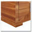 Table de chevet, table d'appoint avec canapé 2 tiroirs, table de bout en bois en forme de losange avec rangement-1964959701