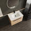 Ensemble de meuble-lavabo 30 po avec lavabo à poser en résine, 2 portes
