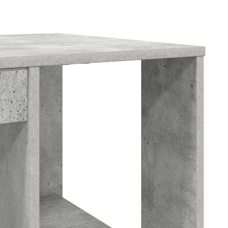 Computer Desk, Concrete Grey