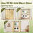 Closet Bi-Fold Barn Door Pine Wood K-Shaped Solid Core Pre-Assembled & Paintable Bi-Fold Barn Door 50" x 84" With Installation Hardware Kit (Ideal for Tiny Closet,Pantry,Laundry,Bathroom)-110651668-110651672-132292645