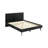 Branon Platform Bed Frame in Wood with Black Finish-1546841666