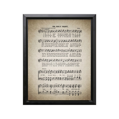 Oh Holy Night Hymnal Sheet