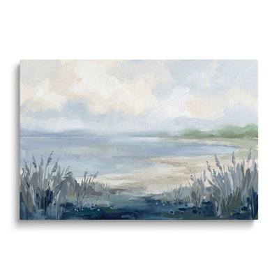 Toile multicolore, paysage de marais, peinture d'art mural pour salon, salle à manger et chambre à coucher