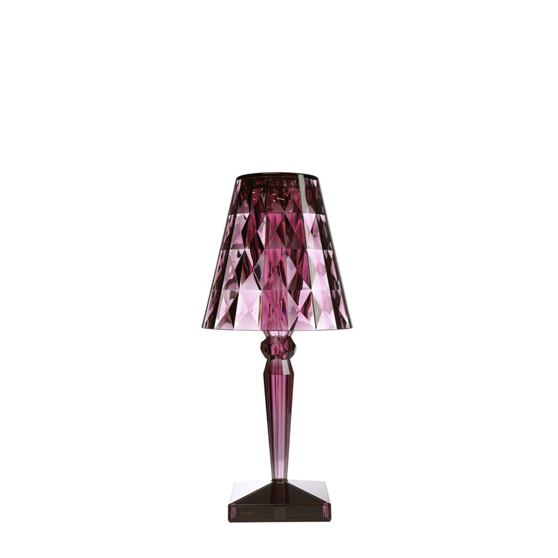 Big LED Table Lamp, Light Blue, Plug In