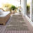 Sahari Brown Washable Indoor-Outdoor Rug - -1607291344