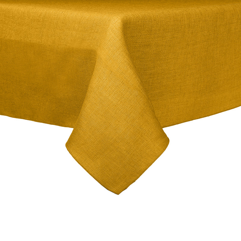 Ultimate Textile Square Tablecloth, Gold, 10, 45" x 45"