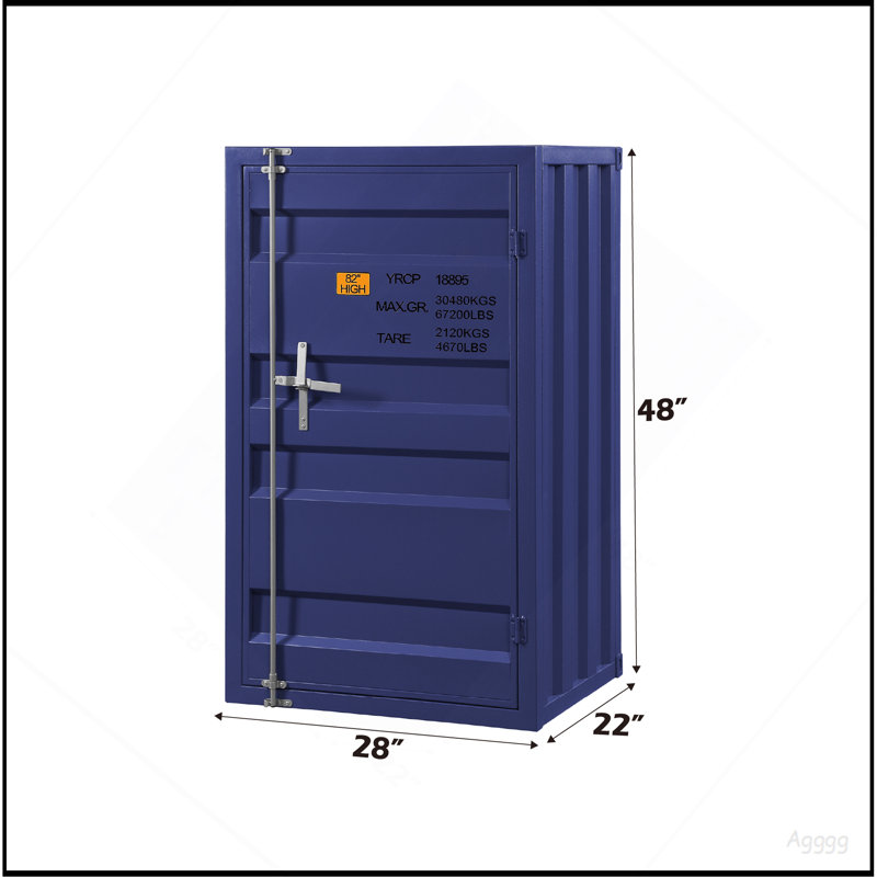 Cargo Blue Finish Chest