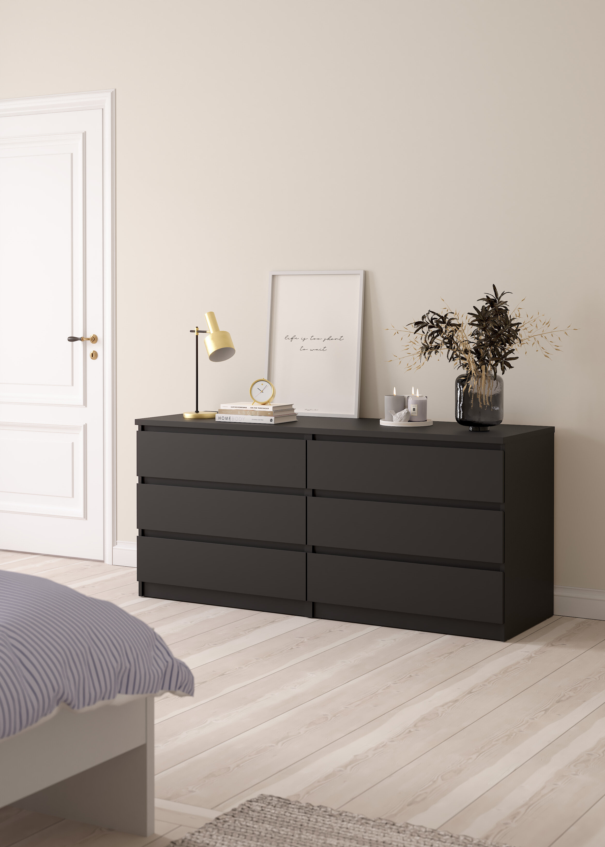 Zipcode Design™ Jada 6 Drawer 60.5" W Double Dresser & Reviews | Wayfair