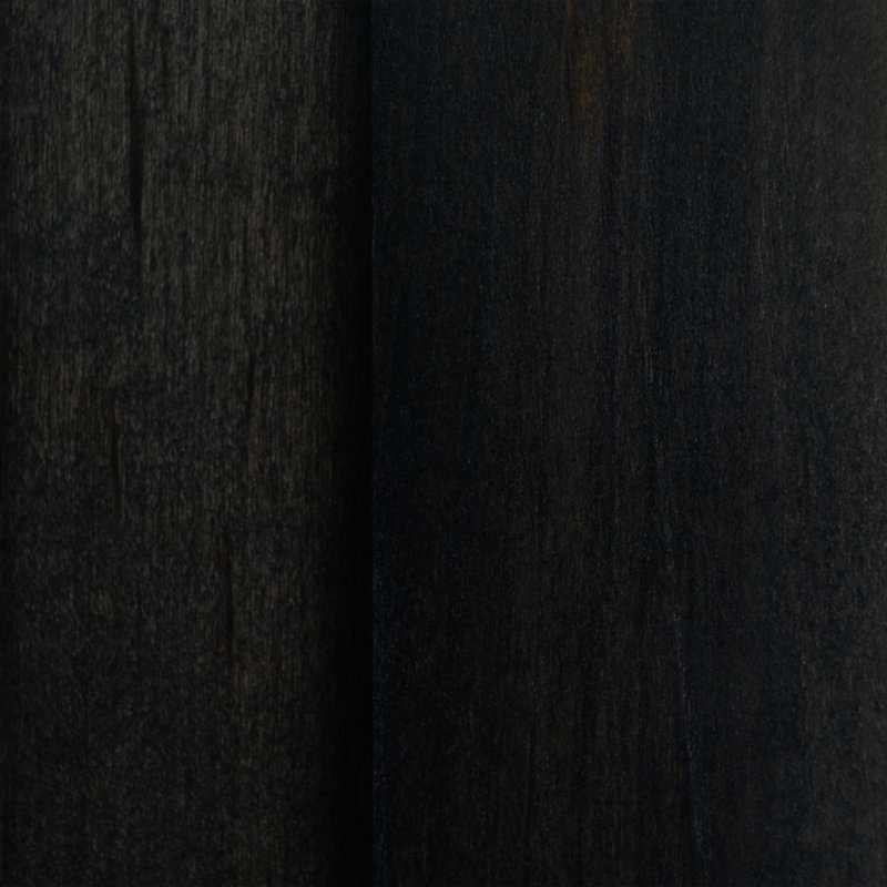 Panelled Barn Doors with Installation Hardware Kit, Midnight Black