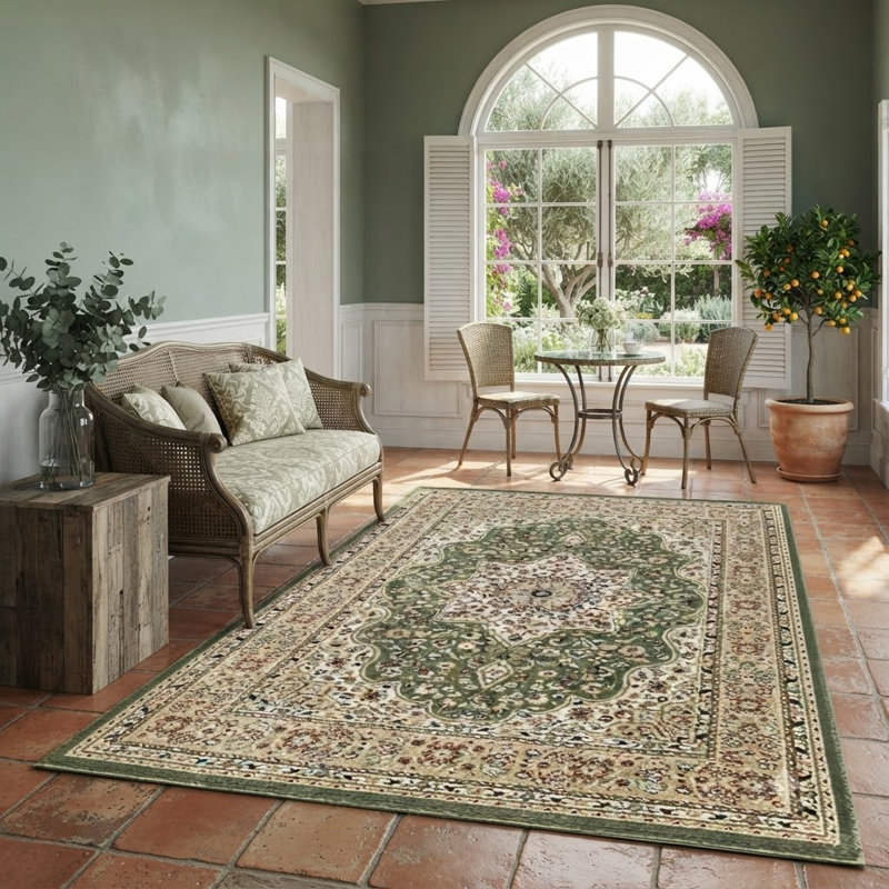 Mcnatt Solid Colour Indoor / Outdoor Area Rug, Rectangle 160 x 230cm