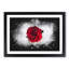Red Rose In Bloom - Picture Frame Graphic Art-56876641-56876642