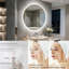 Round Lighted Wall Mounted Bathroom Mirror-1285206702